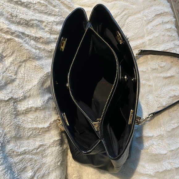 Coach Leather Brook Chain Carryall Bag (Black leather) - Picture 8 of 8